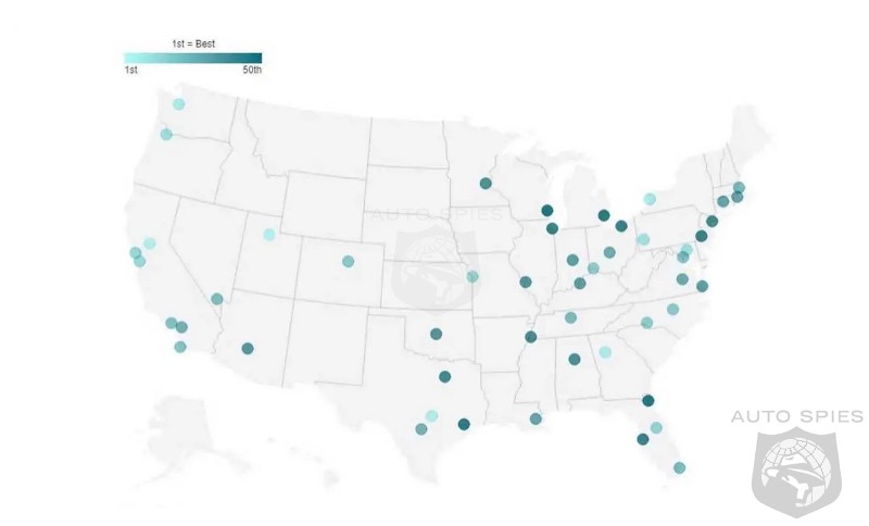 Here Are The Top Ten Cities To Own An EV In The US